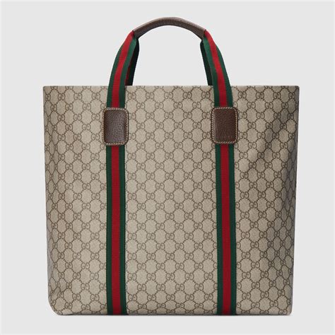 Gucci Borsa shopping GG Emblem misura media